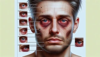 Antlitzdiagnostische Zeichen (2) von Nervenschwäche